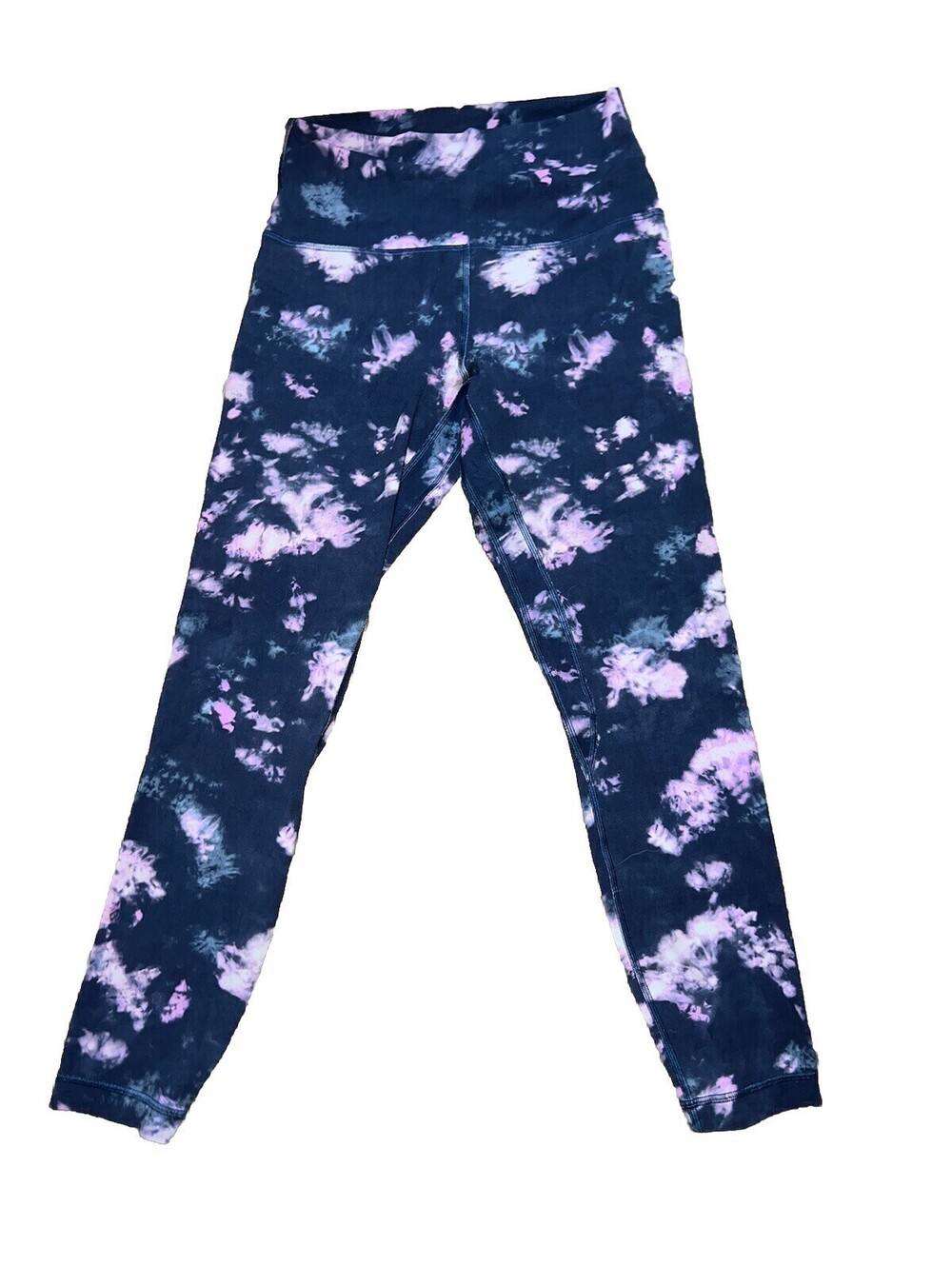 Lululemon Align High-Rise Pant 25" Circulate Tie Dye Mineral Blue Multi Size 6,